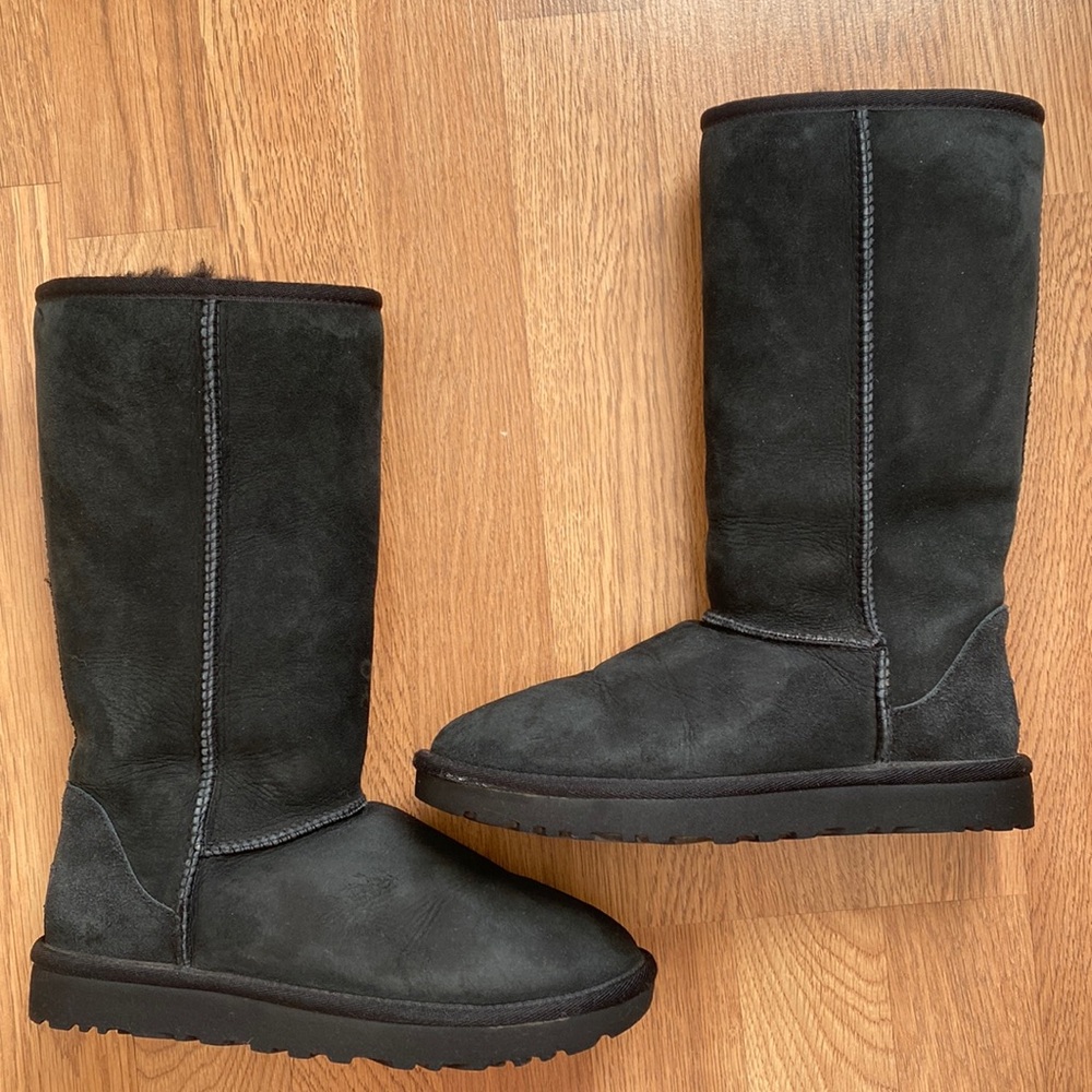 Black Ugg tall boots